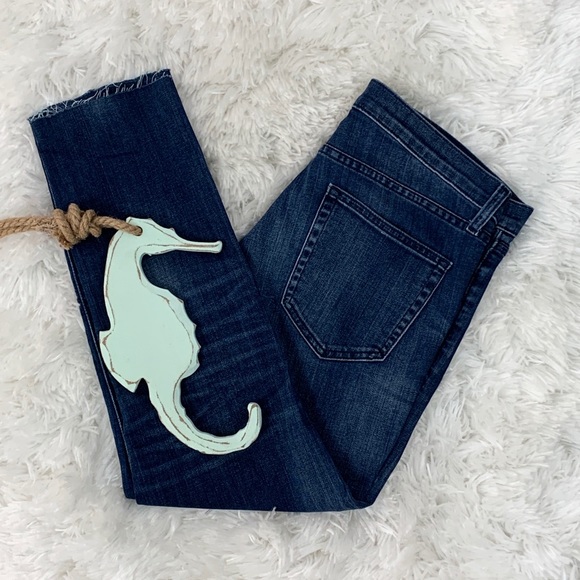 GAP Denim - Gap 1969 Raw Hem Girlfriend Jeans Size 28